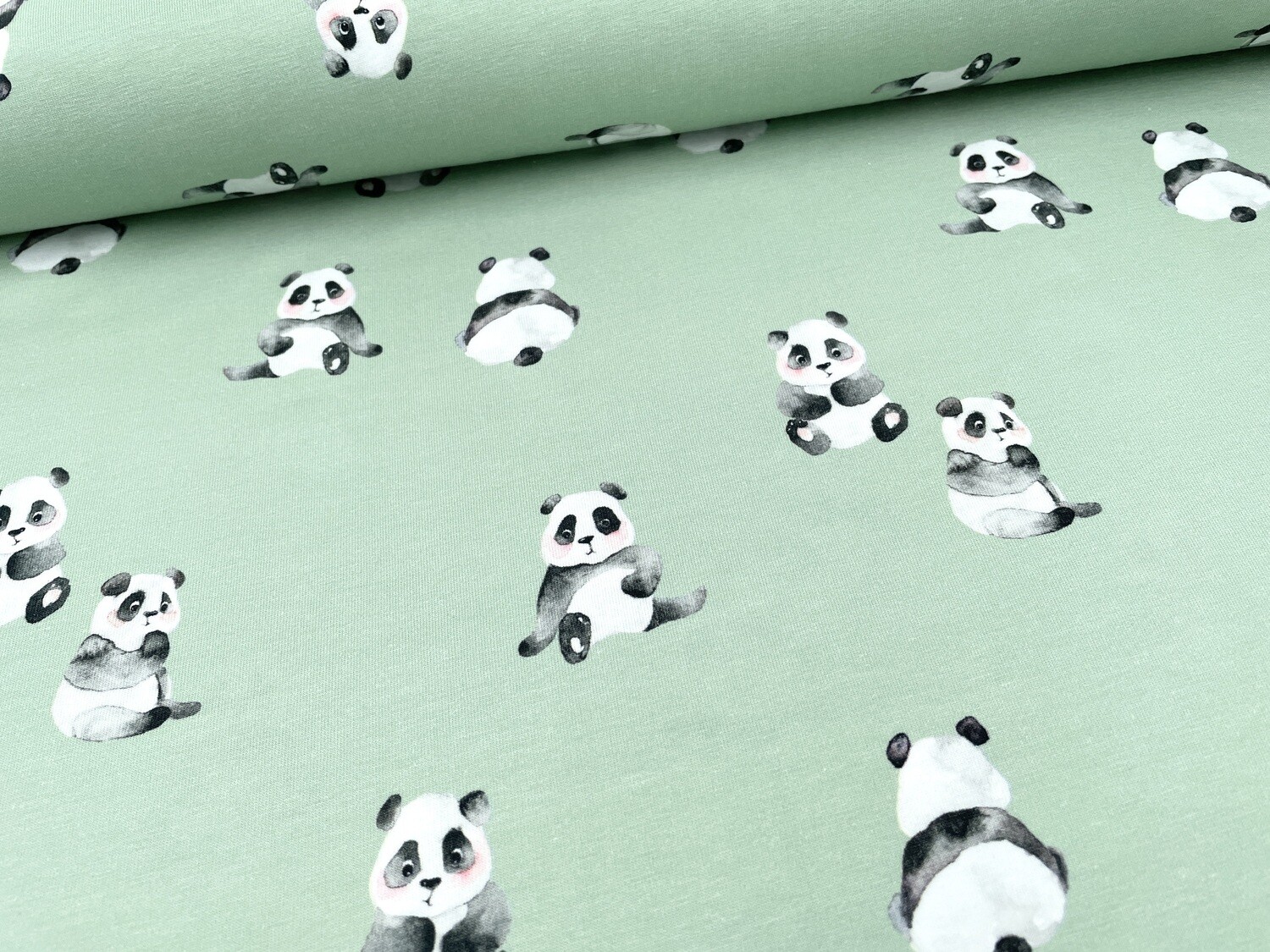 Digitaldruck Jersey "Cute Panda"