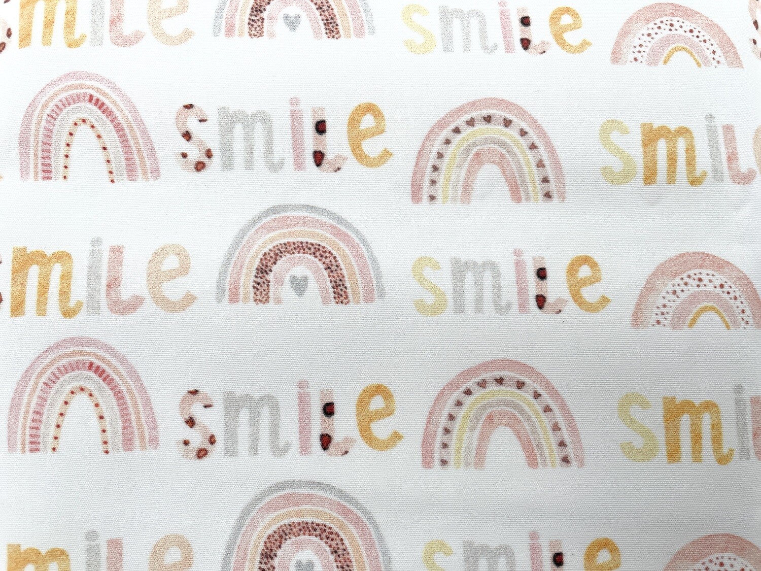 Reststück Premium Baumwolle "Smile" 60 cm x 145 cm