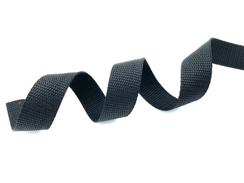 Gurtband 25 mm Schwarz