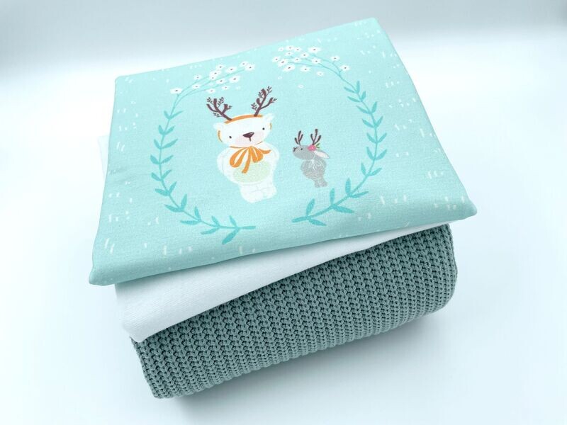 Großes Stoffpaket Großes Stoffpaket "Hase & Bär"