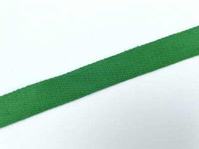 Baumwoll Gurtband 25 mm Apfelgrün