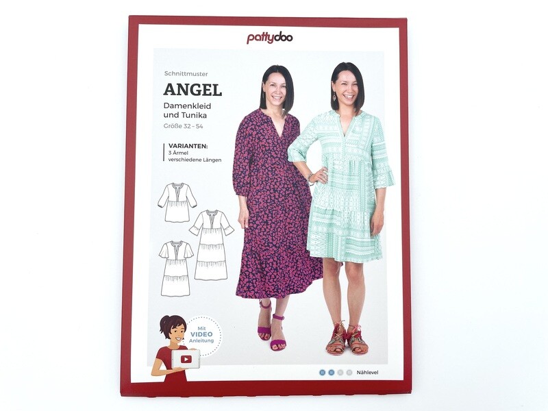 Schnittmuster "Angel" Tunikakleid by pattydoo