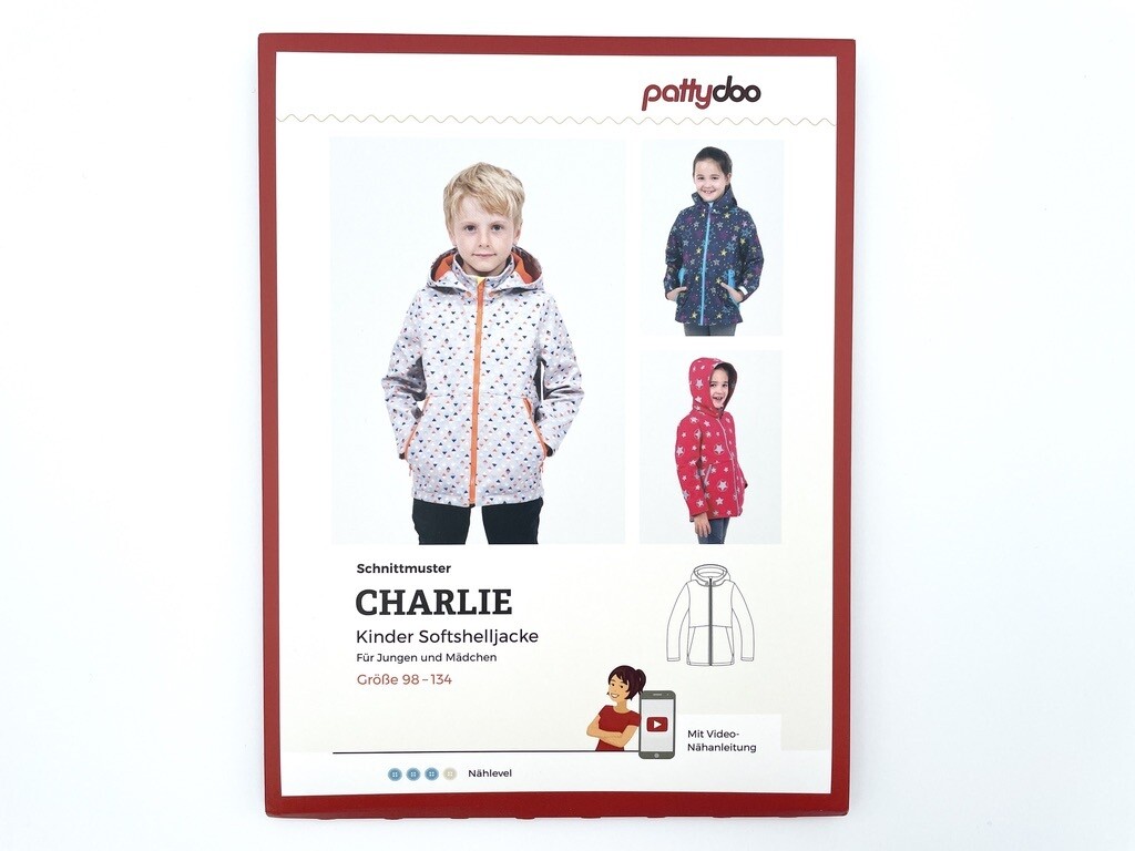 Schnittmuster "Charlie" Kinder Softshelljacke by pattydoo