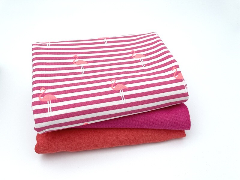Stoffpaket "Happy Flamingo"