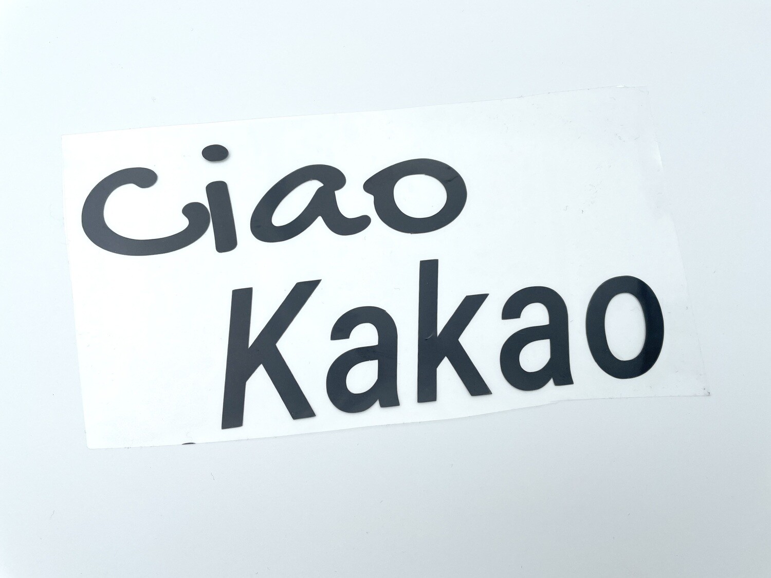 Statement Plot "Ciao Kakao" Schwarz