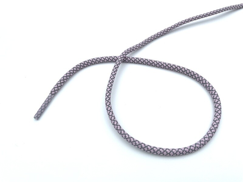 Kordel Reflektierend Altrosa Hoodiekordel Fertigkordel 0,5 cm Durchmesser