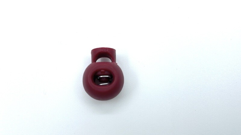 Kordelstopper Rund Bordeaux Rot