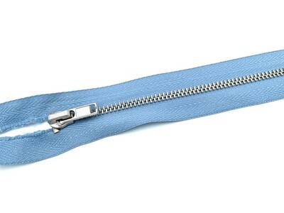 Reißverschluss Metall teilbar 60 cm Jeansblau