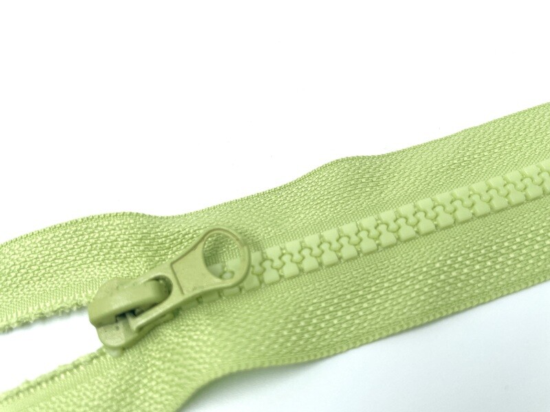 Reißverschluss teilbar 40 cm Lime Jackenreißverschluss