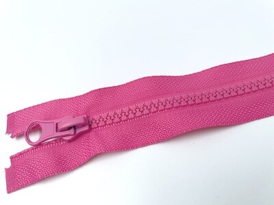 Reißverschluss teilbar 40 cm Pink Jackenreißverschluss