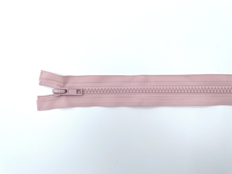 Reißverschluss teilbar 40 cm helles Rosa
