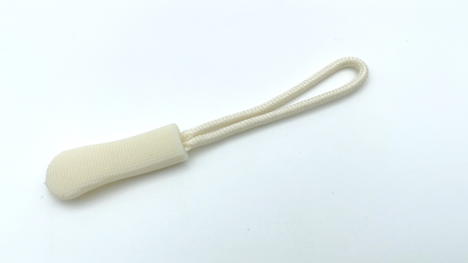 Zipper Schlaufe Creme Weiß ZipPuller