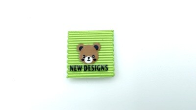 Label "New Designs" Grün