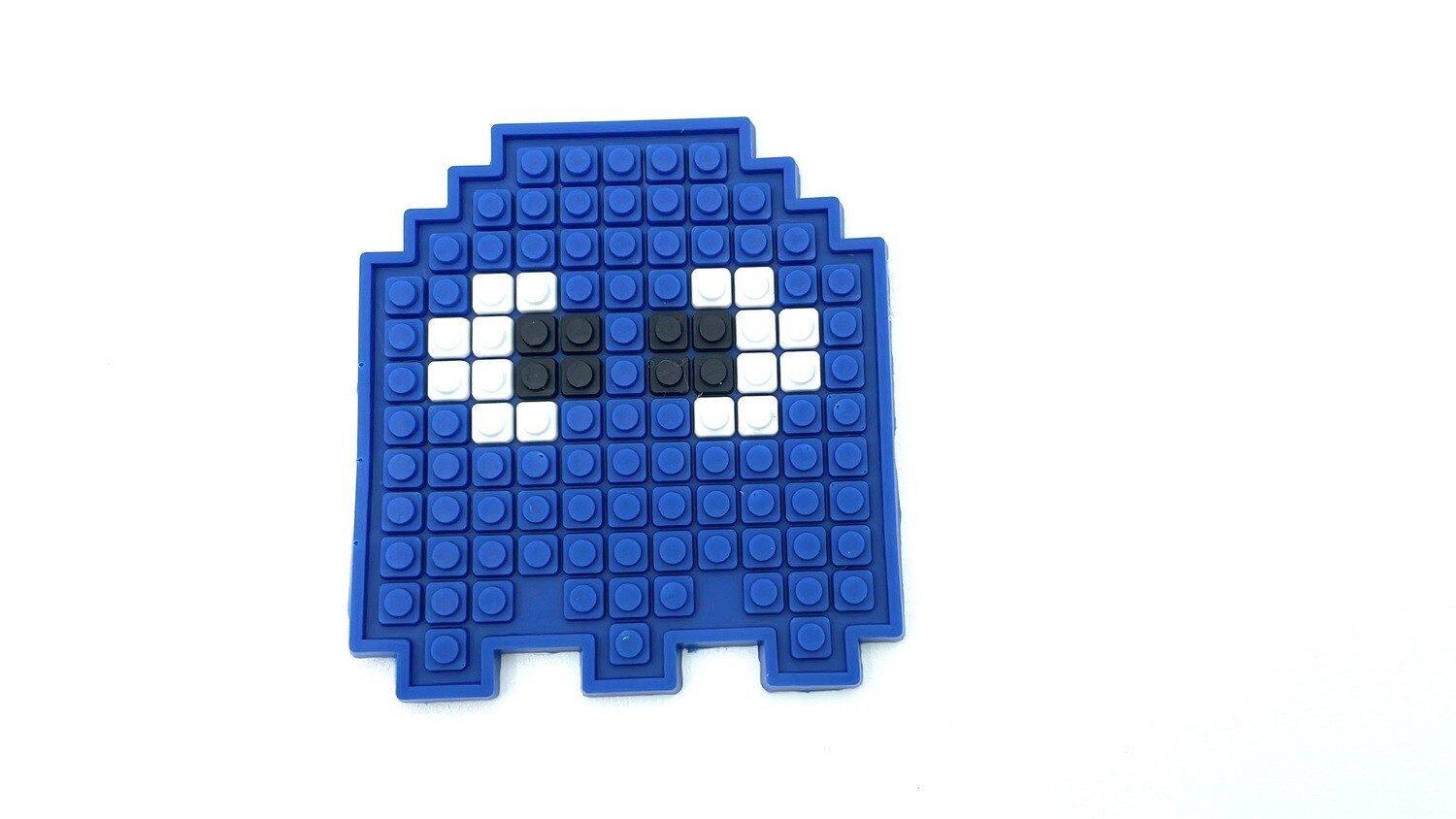3 D Rubber Patch "süßes Gespenst" Blau Label Aufnäher