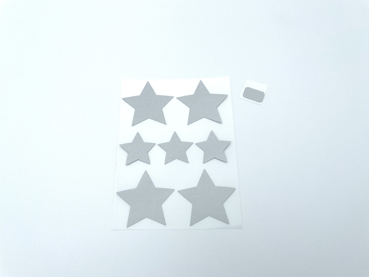 Reflektierende Bügelbilder "Sterne" 1 Bogen