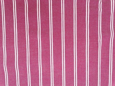 Baumwoll Viskose Streifen Pink Melange