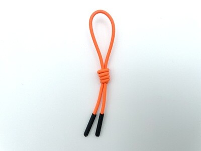 Zipper Schlaufe mit Knoten Orange