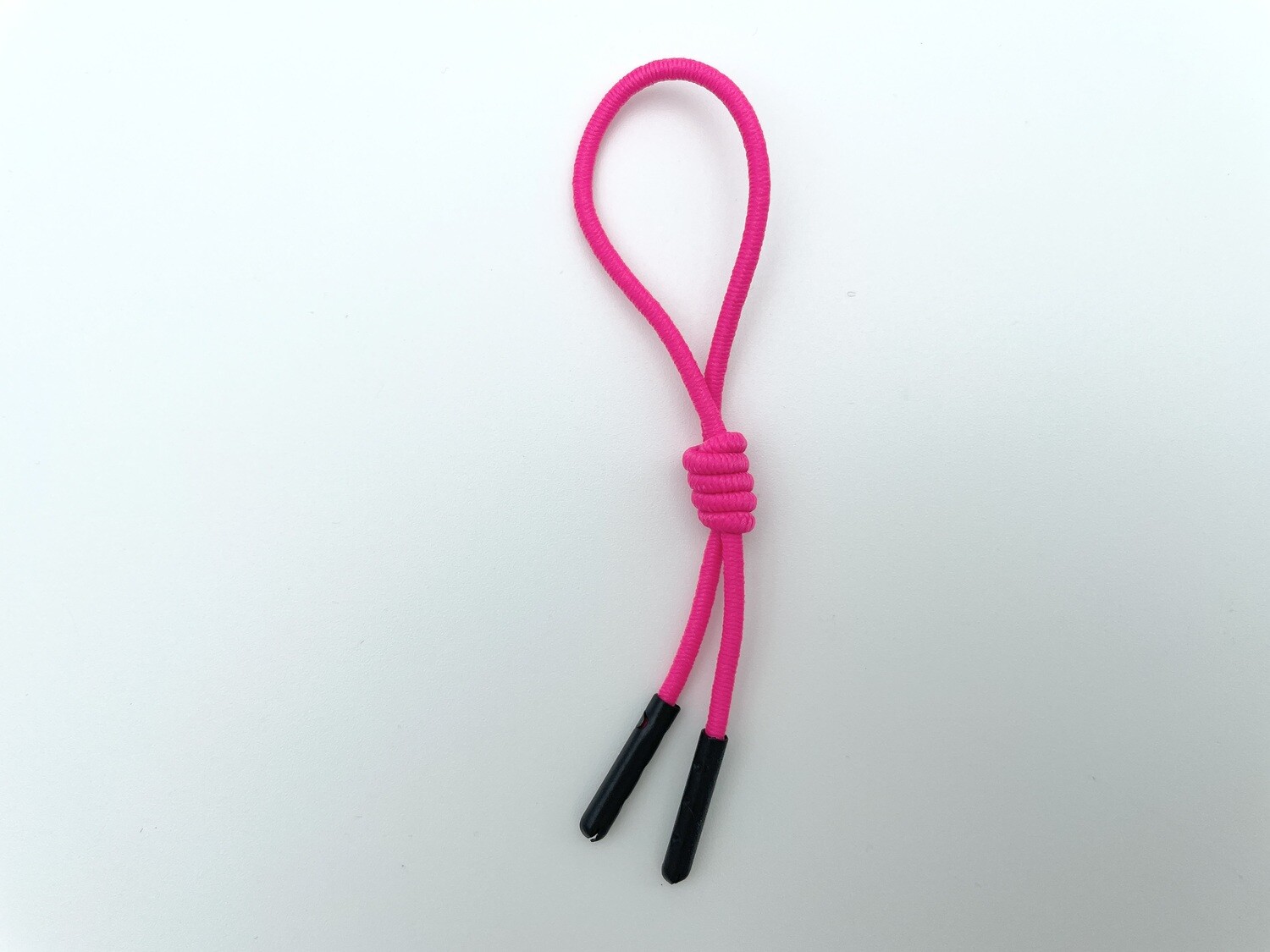 Zipper Schlaufe mit Knoten Pink