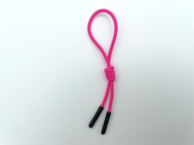 Zipper Schlaufe mit Knoten Pink