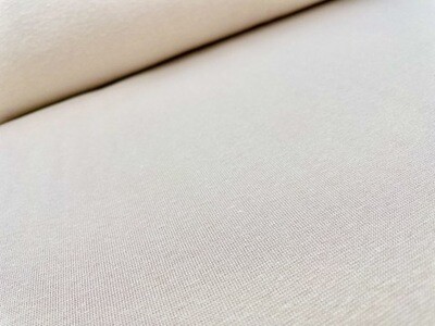 Premium Bündchen Bio Baumwolle Sand 880 Uni