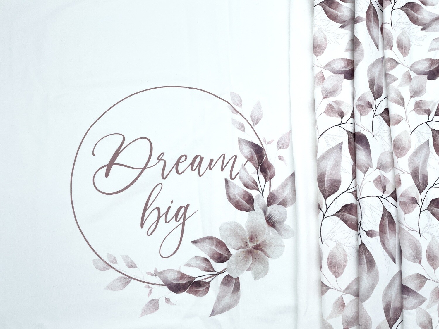 Premium Jersey Panel "Dream Big" 100 cm x 160 cm