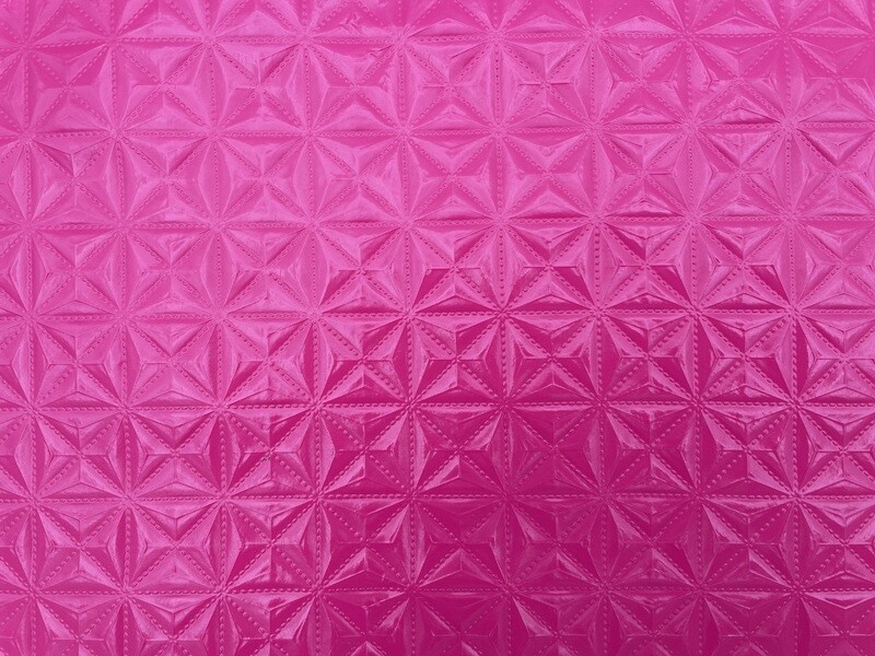 Kunstleder Zuschnitt Pink geprägtes Muster 50 cm x 70 cm