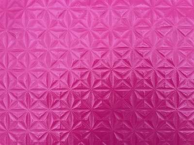 Kunstleder Zuschnitt Pink geprägtes Muster 50 cm x 70 cm