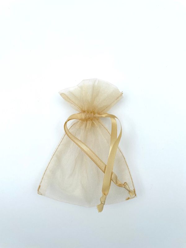 Organza Geschenkbeutel Gold