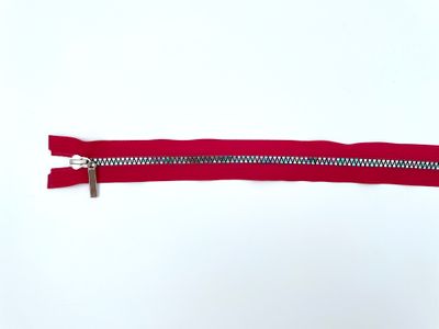 Reißverschluss teilbar 80 cm Rot Regenbogen Jackenreißverschluss