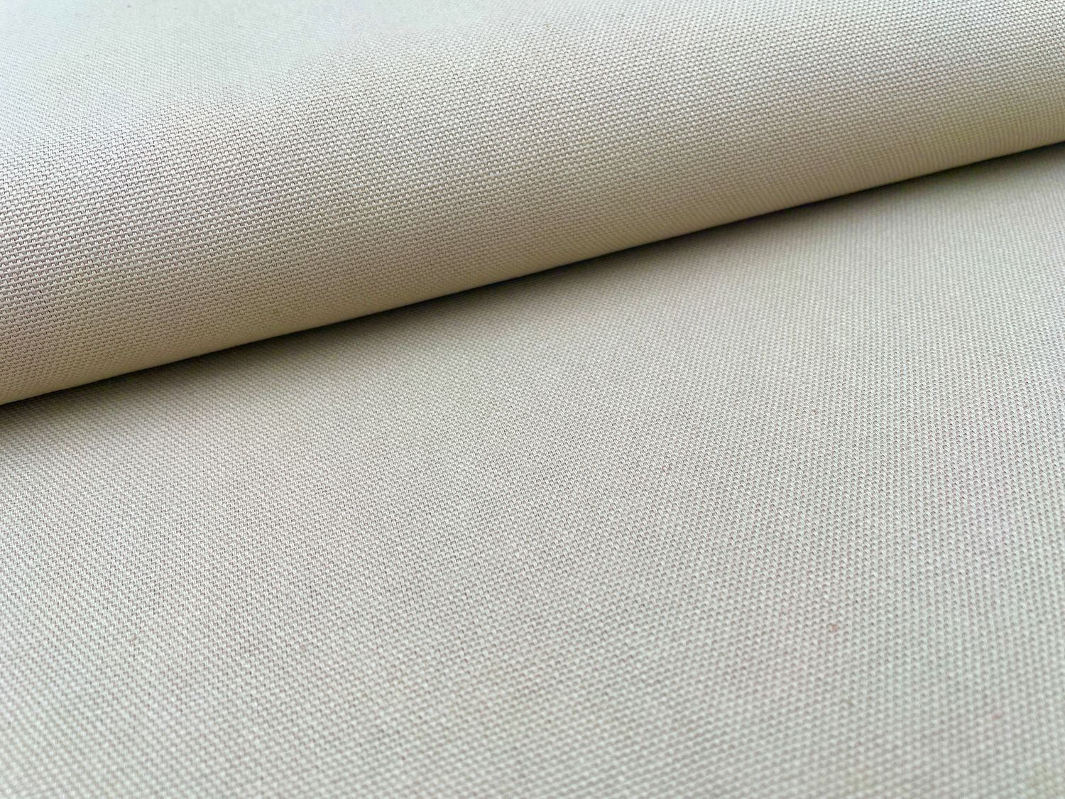 Baumwoll Canvas Beige Taschenstoff