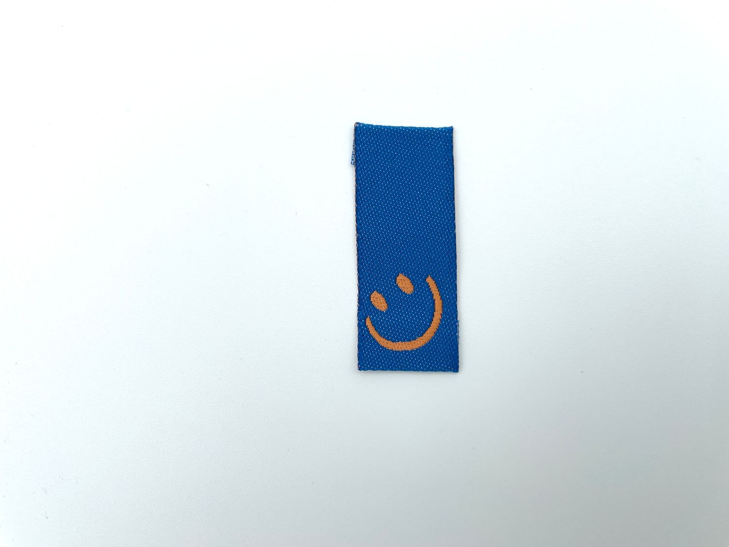 Weblabel "Smiley" Blau