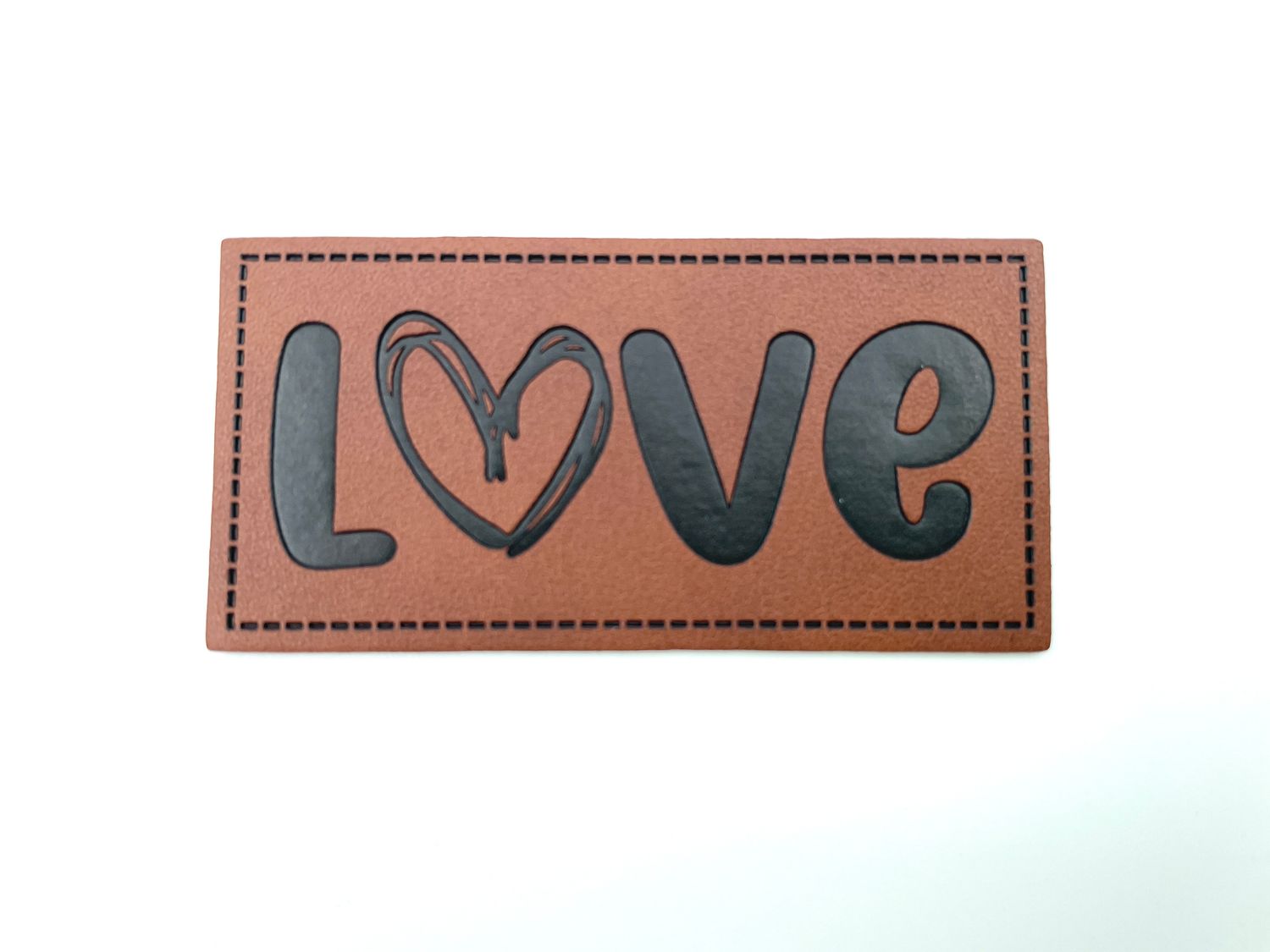 Kunstleder Label "Love"