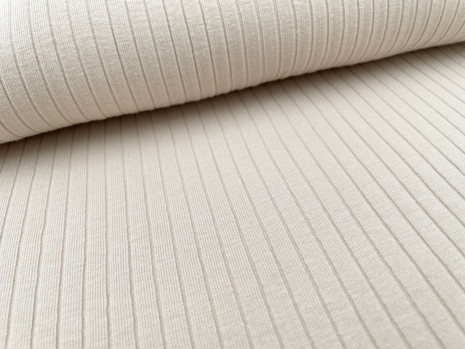 Rippen Jersey Beige