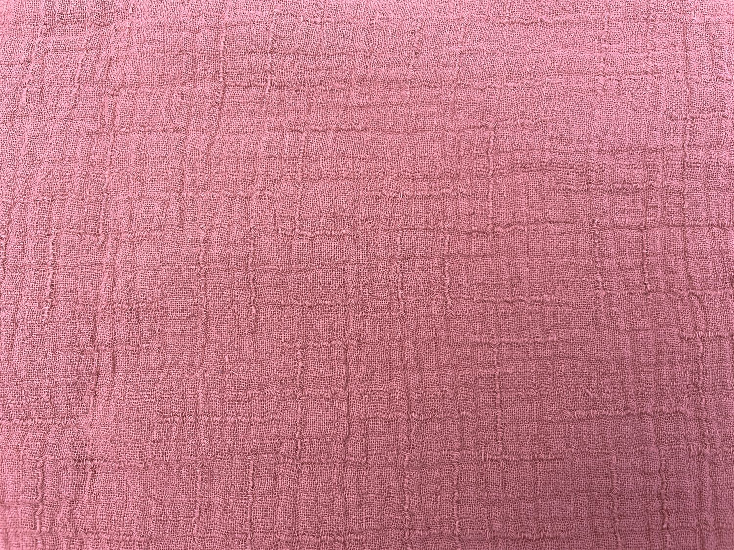 Musselin "Leinen Optik" Dusk Rose