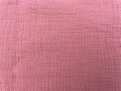 Musselin Musselin "Leinen Optik" Dusk Rose
