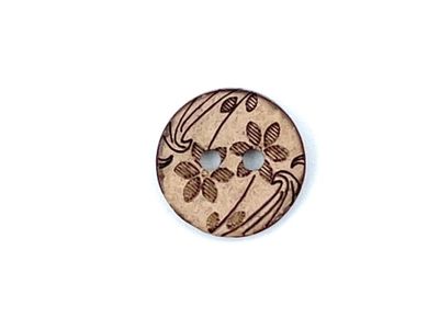 Kokosknopf "Blümchen" 1,5 cm Durchmesser