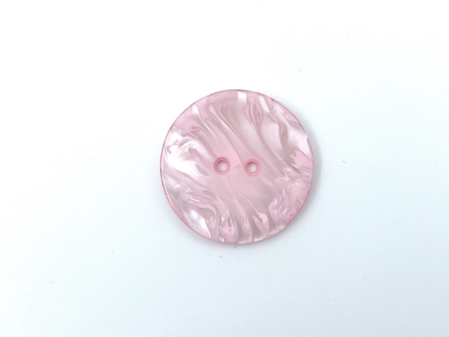 Perlmutt Effekt Knopf Rosa 3,8 cm Durchmesser