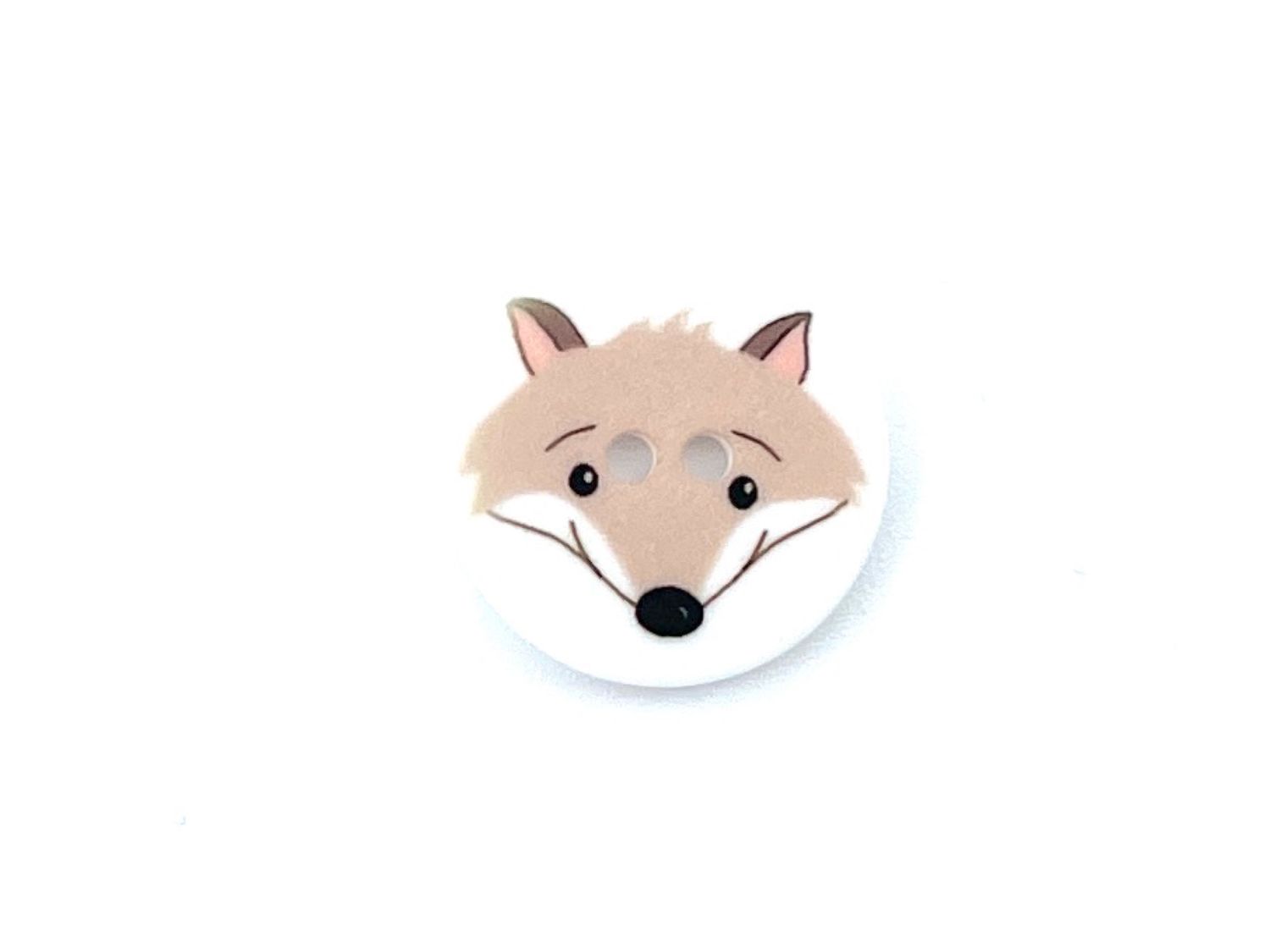 Kinderknopf "Fuchs" 1,5 cm Durchmesser