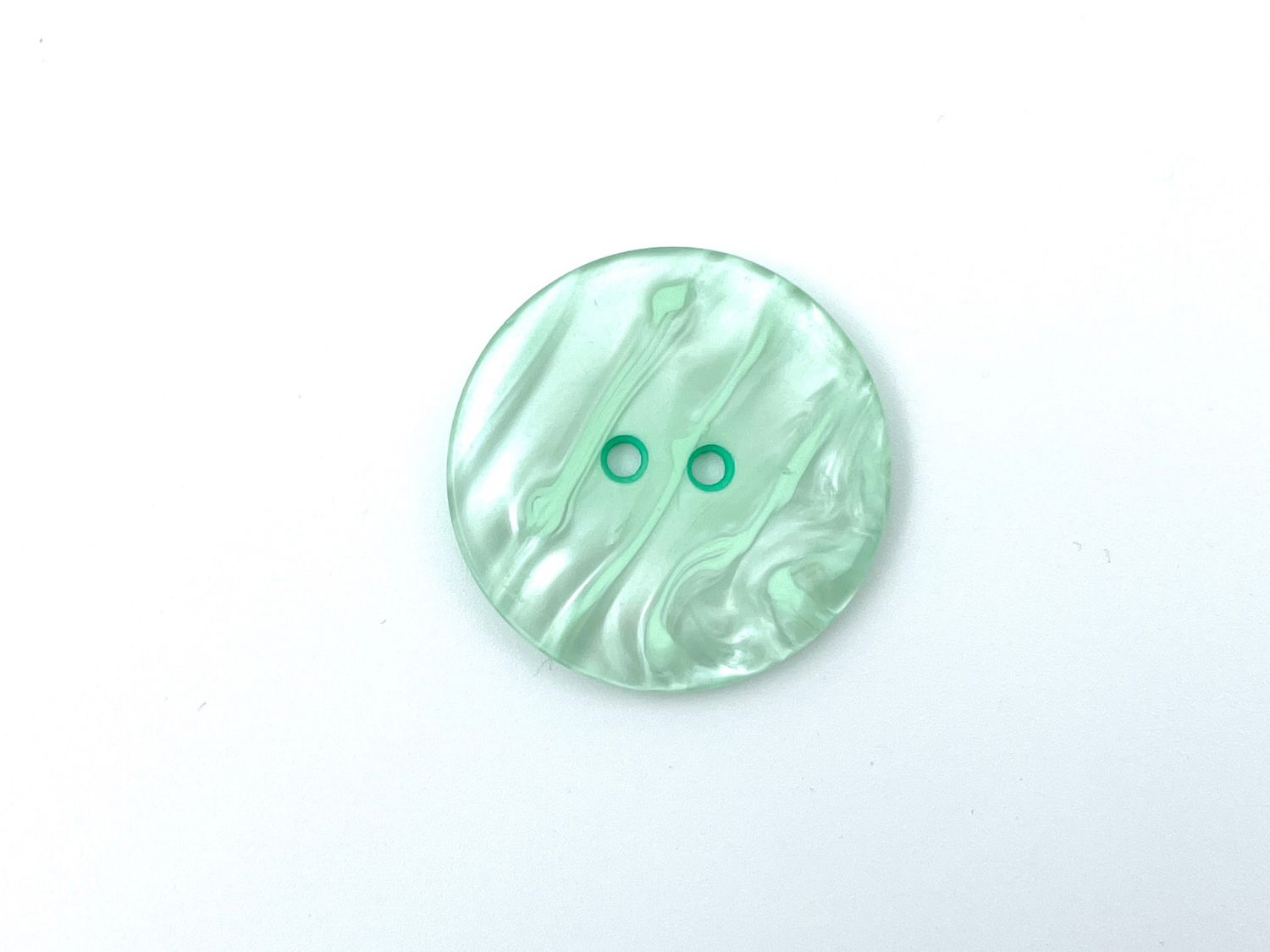 Perlmutt Effekt Knopf Mint 3,8 cm Durchmesser