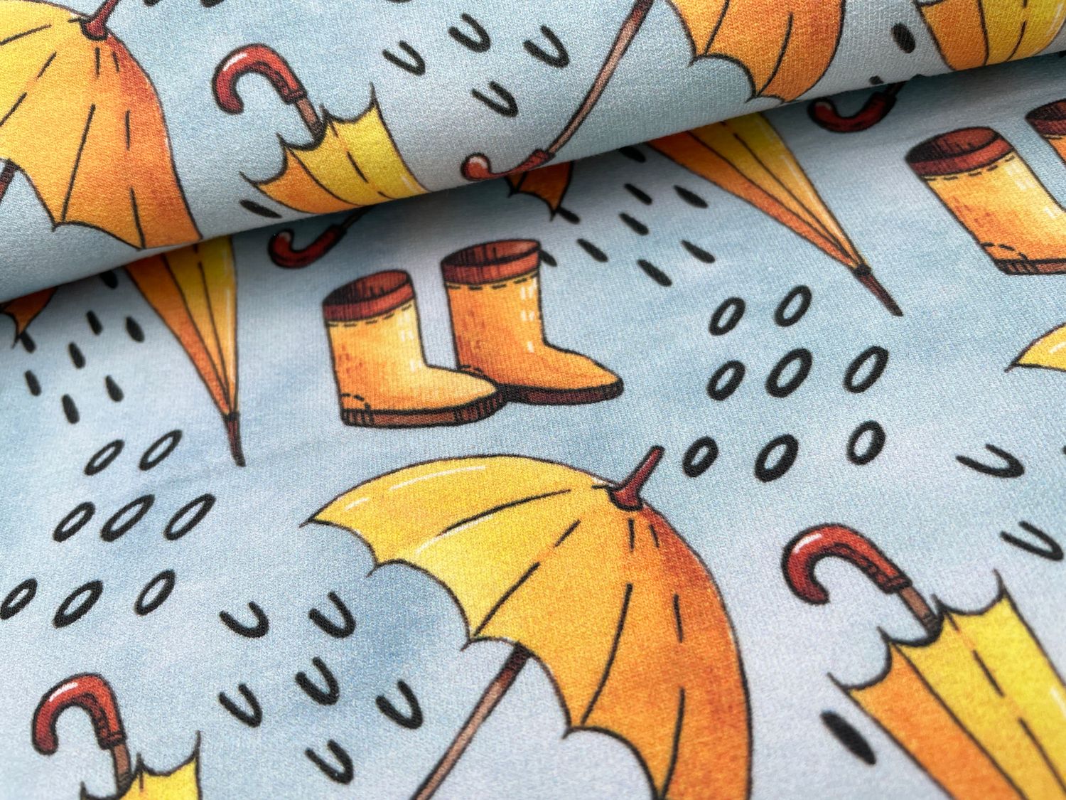 Premium French Terry Digtaldruck "Schietwetter"
