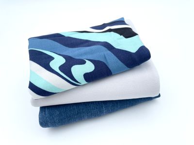 Stoffreste Paket "Wave"