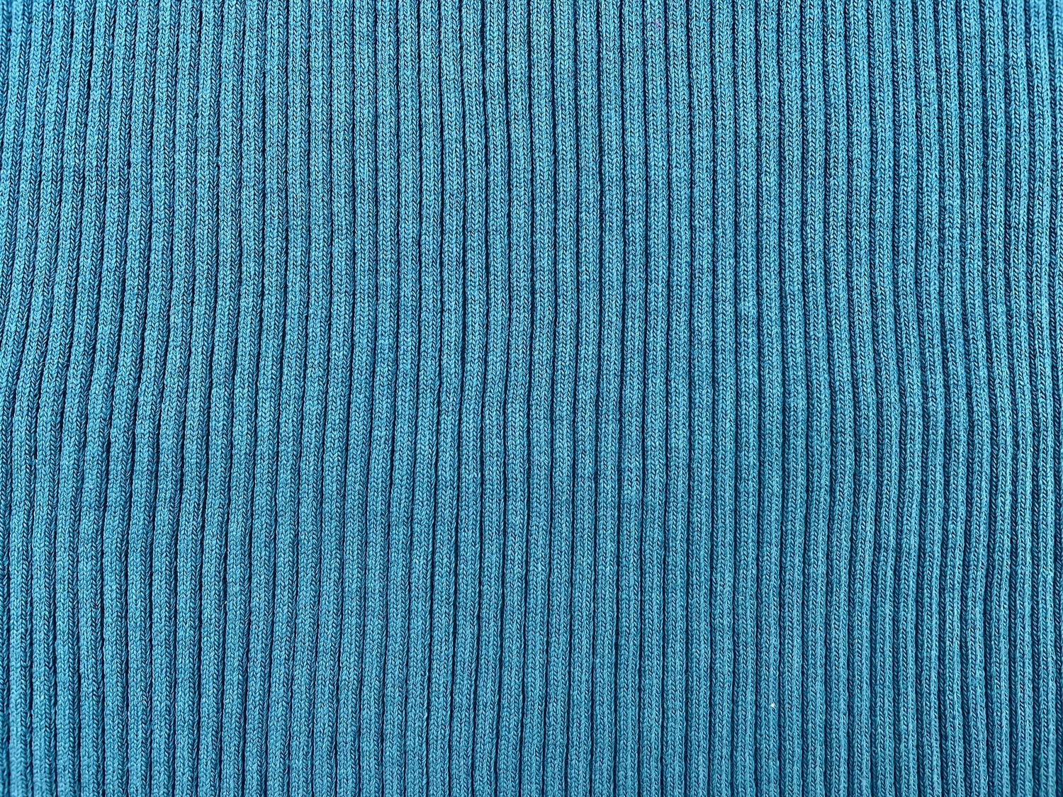 Reststück Grobstrick Bündchen Petrol 40cm x 28cm
