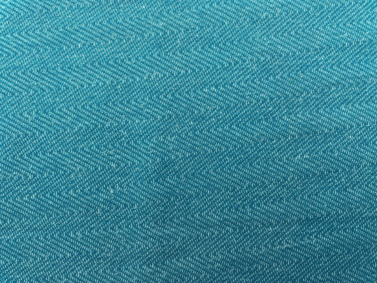 Reststück Seemanns Sweat Türkis Blau 48cm x 150cm