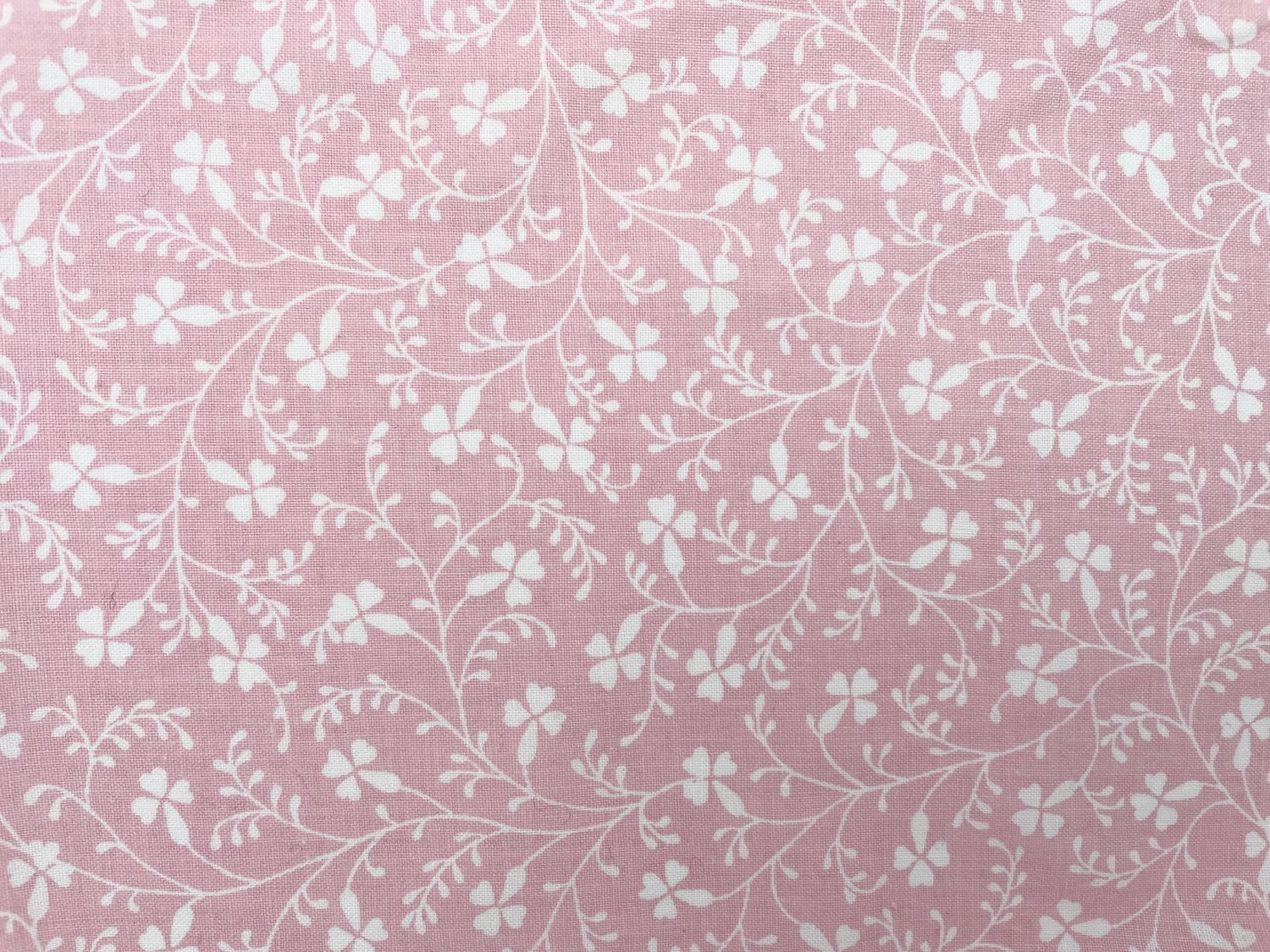Laura Ashley Baumwoll Webware "Blumenranken" Rosa