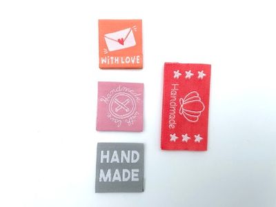 Weblabel 4er Set Weblabel 4er Set "Handmade Mix"