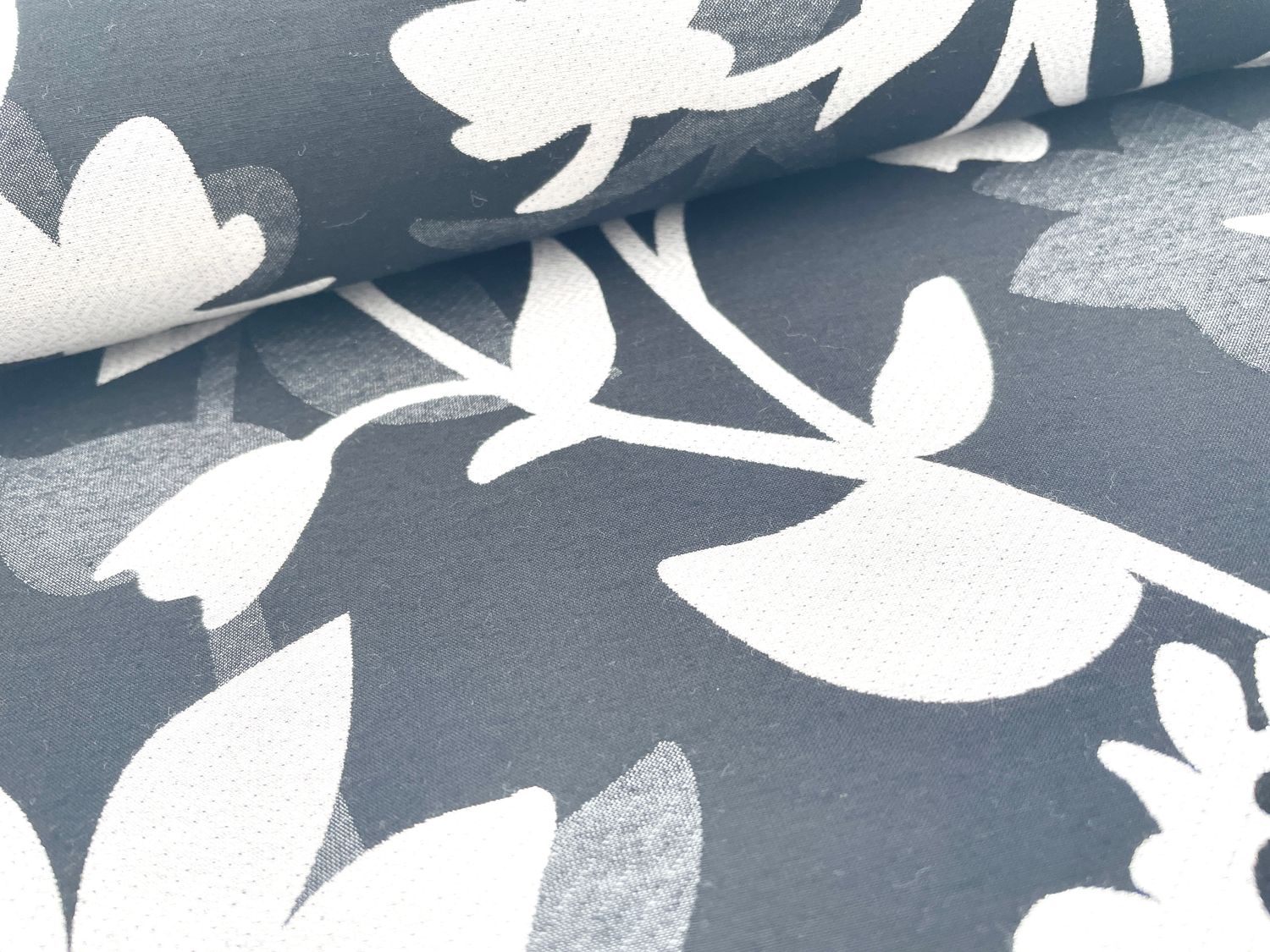 Baumwoll Jacquard mit feinem Glitzer