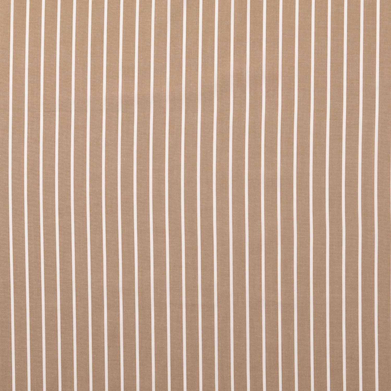 Reststück Baumwoll Stoff "Streifen" Sand 80cm x 145cm
