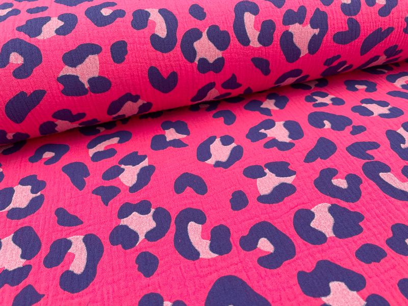 musselin-leo-pink-leopardenmuster-trendstoffe