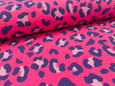 musselin-leo-pink-leopardenmuster-trendstoffe