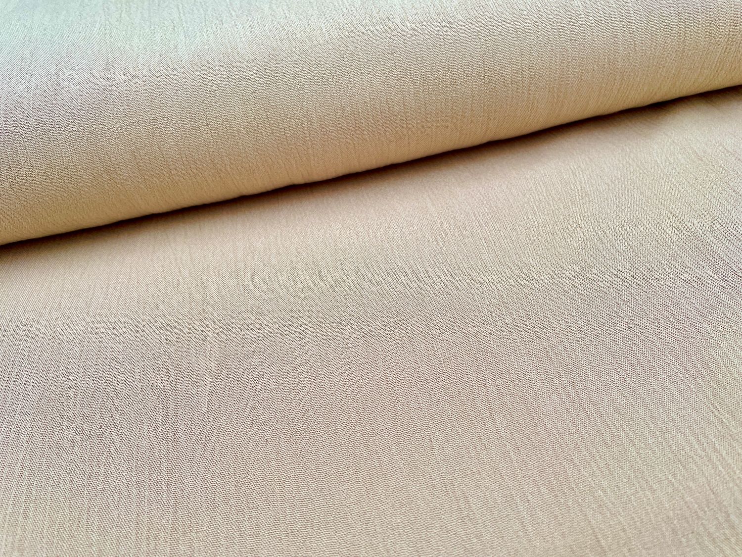 Viskose Krepp Sand